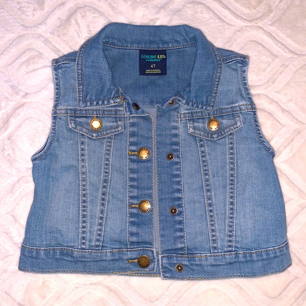 Osh Kosh 4t denim vest